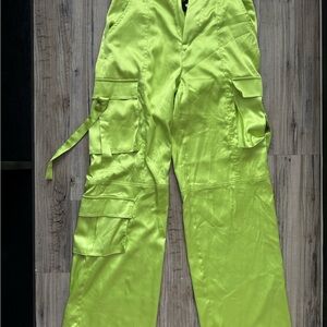 Forever 21 Lime Green Cargo Pants